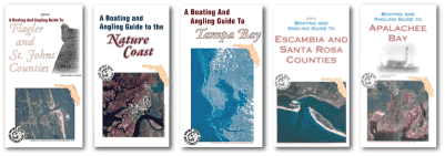 A collage of Boating and Angling Guide covers from around the state.